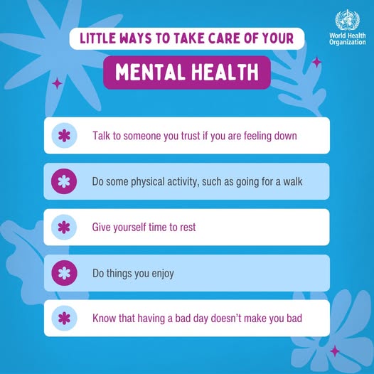 OMS: pași simpli pentru îngrijirea sănătății mintale