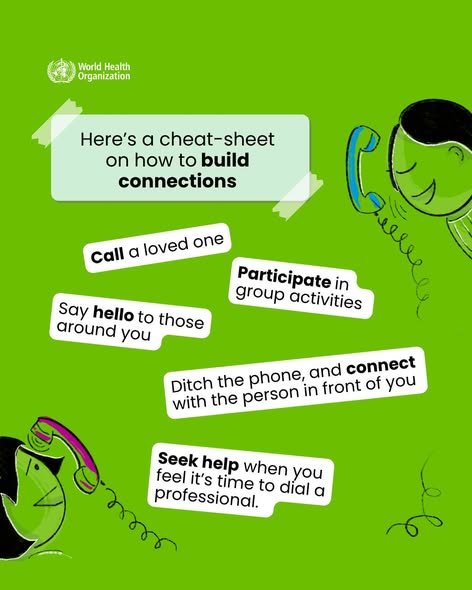 OMS: Prioritizați conexiunile sociale — mesaj #NotAlone pe Facebook