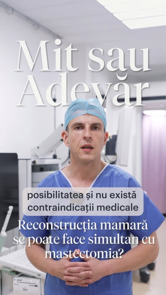 Reconstrucția mamară simultană cu mastectomia, oferită la Euroclinic
