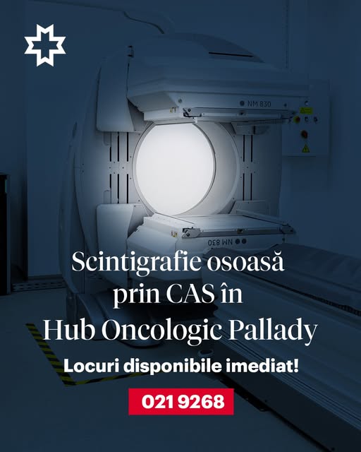 Scintigrafie osoasă prin CAS, disponibilă imediat la Hubul Oncologic Pallady
